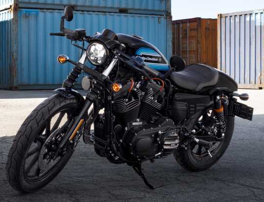 Harley-Davidson Lenkergriffe Diamond Black 1" für Lenkerendenspiegel  - 56100199