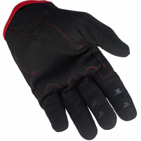 Biltwell Biltwell Moto Handschuhe, schwarz / rot  - 956931V