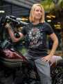 Harley-Davidson Damen T-Shirt Wreath schwarz M - 3001792-BLCK-M