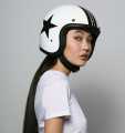 DMD Star Vintage Helmet ECE White  - 53-9024V