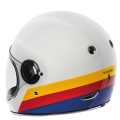Torc T-1 Full Face Retro Helmet Full Tree white  - 92-3746V