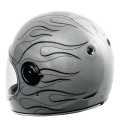 Torc T-1 Full Face Retro Helmet Blaze silver  - 92-3752V