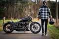 H-D Motorclothes Harley-Davidson Biker Hemdjacke Arterial Karo schwarz/weiß  - 98147-20EM