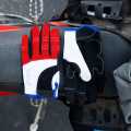 Biltwell Moto gloves red/white/blue  - 988677V