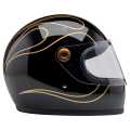 Biltwell Gringo S helmet gloss black flames  - 982682V