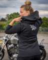 Harley-Davidson Damen Zip Hoodie Ride Repeat schwarz  - R004622V