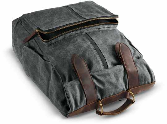Harley-Davidson Waxed Canvas Backpack & Sissy Bar Bag  - 93300117