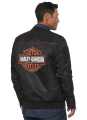 H-D Motorclothes Harley-Davidson Jacke Timeless Bar & Shield schwarz/orange  - 98401-22VM