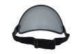 MP Bubble Helmet Visor with Strap leather black / smoke  - MPVS11BKSM