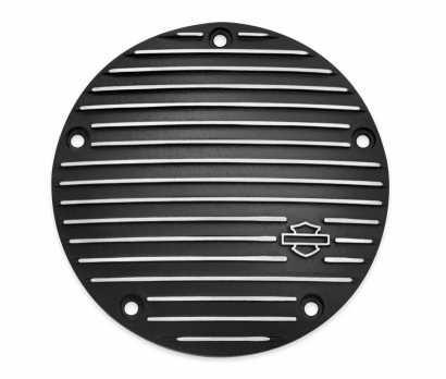 32677-01 Timer Cover Black Fin for H-D Twin Cam 99-17