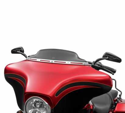 SHIN YO Spiegel Booster 2 Alu schwarz für Harley-Davidson und