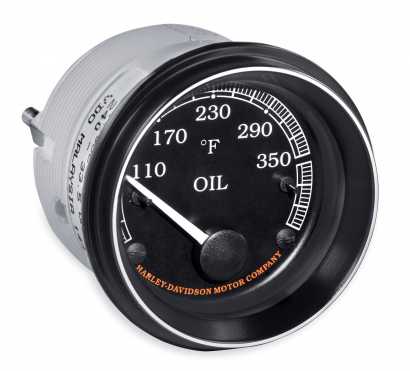 80-91 Harley FLT Chrome Oil Plug Dipstick Temperature Gauge 62666-87T 88501
