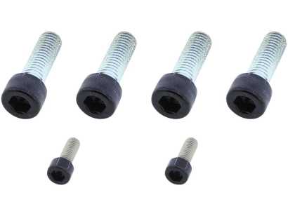 screws4bikes Brake Caliper Screw Kit for V-Rod 2 Screws Gloss Black Po