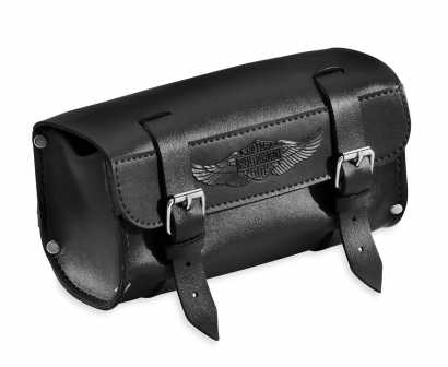 Harley Davidson Sissybar und Teleskopgabel Taschen