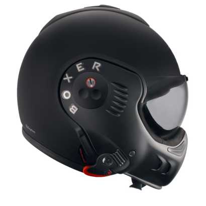 ROOF Motorradhelm DESMO schwarz matt Klapp Jet Helm Antifog-Visier mit ECE 22-05 