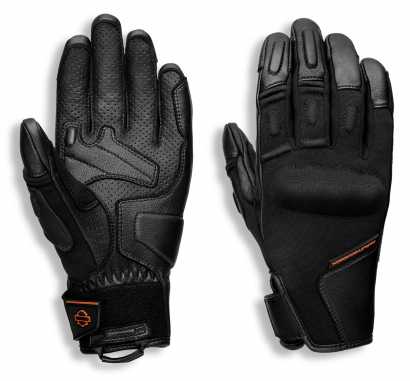 Harley-Davidson Damen Handschuhe "Brawler" Full Finger Gloves 98109-21EW Schwarz