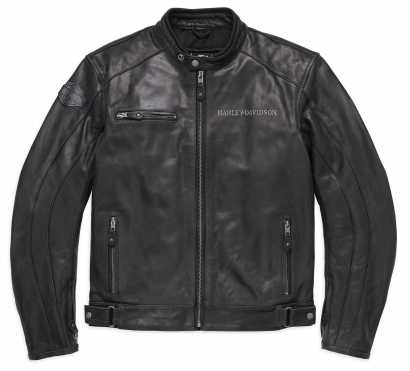 LEATHER JACKET FXRG® GRATIFY SLIM FIT COOLCORE SKULL 98051-19EM / Leather  Jackets / Men / Clothing / - House-of-Flames Harley-Davidson