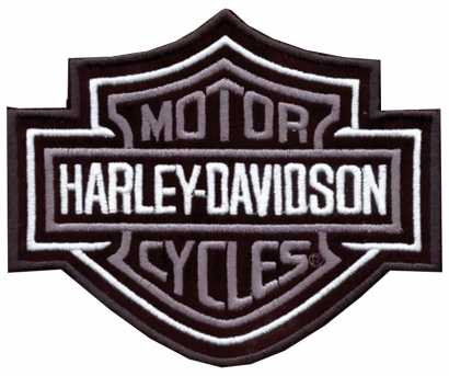 Harley Davidson Patch Straight Wing 20 X 6 Cm At Thunderbike Shop