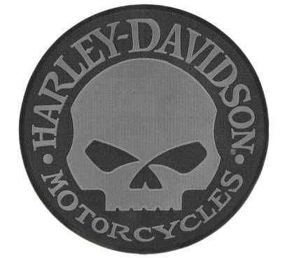 Harley Davidson Aufkleber Set 4 Stück Modell Skull Badge Sheet 