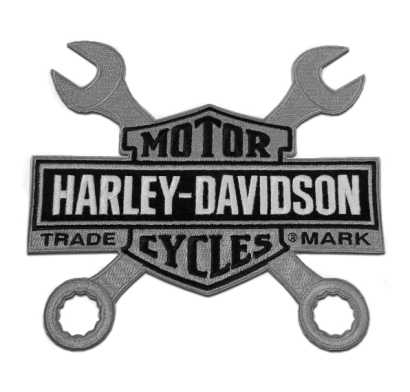 Harley-Davidson Patch Bar & Shield Wings at Thunderbike Shop