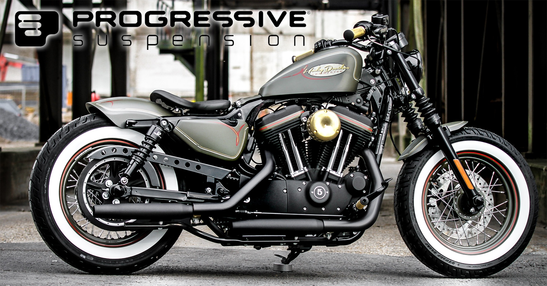 Progressive Suspension H-D Shocks at Thunderbike Shop