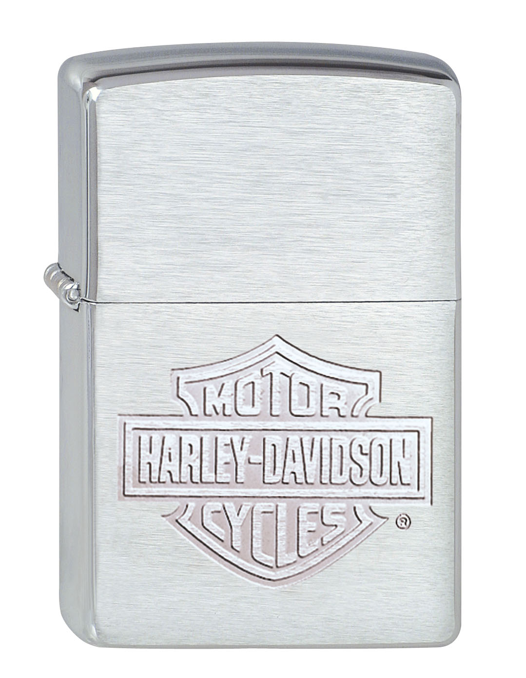 Zippo Harley Davidson Lighter Bar Shield Raw At Thunderbike Shop