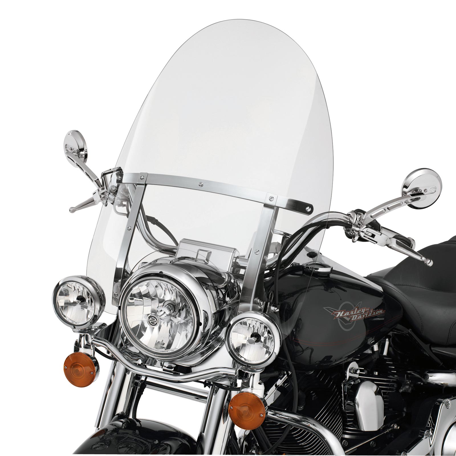 57995 96 Detachable Windshield 22 Clear For Road King 94 Later