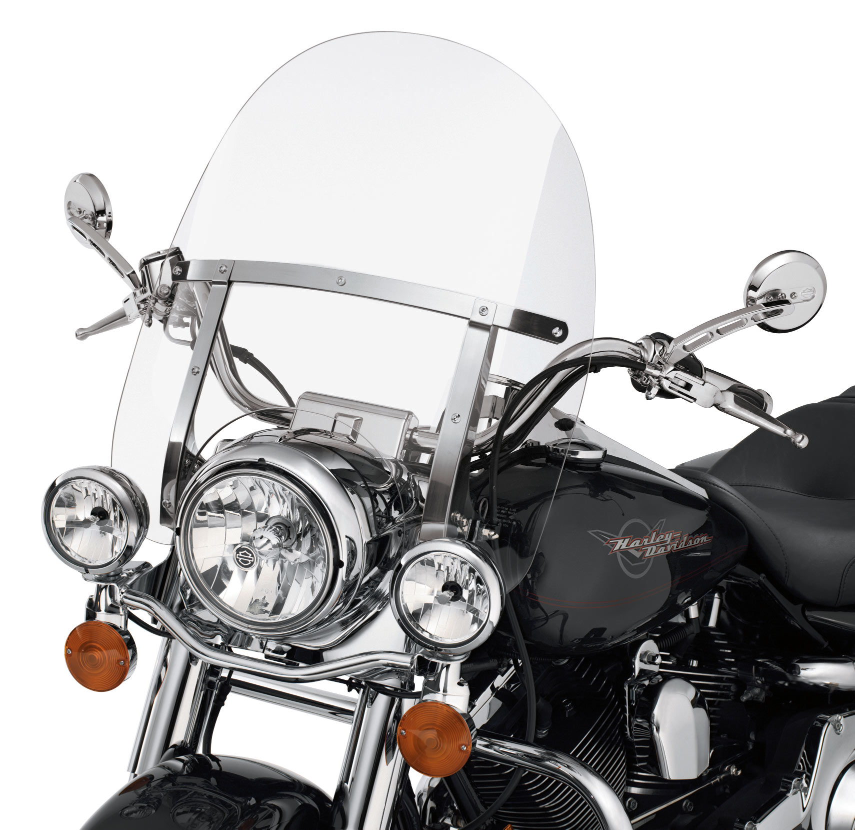 58325-06 Detachable Windshield 18 clear at Thunderbike Shop