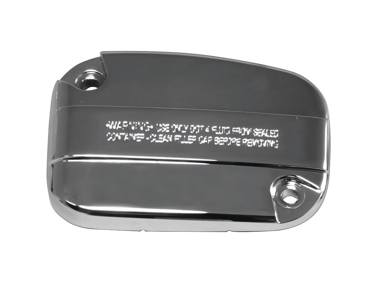 Custom Chrome Brake Master Cylinder Cover chrome for Touring 08-13 at ...