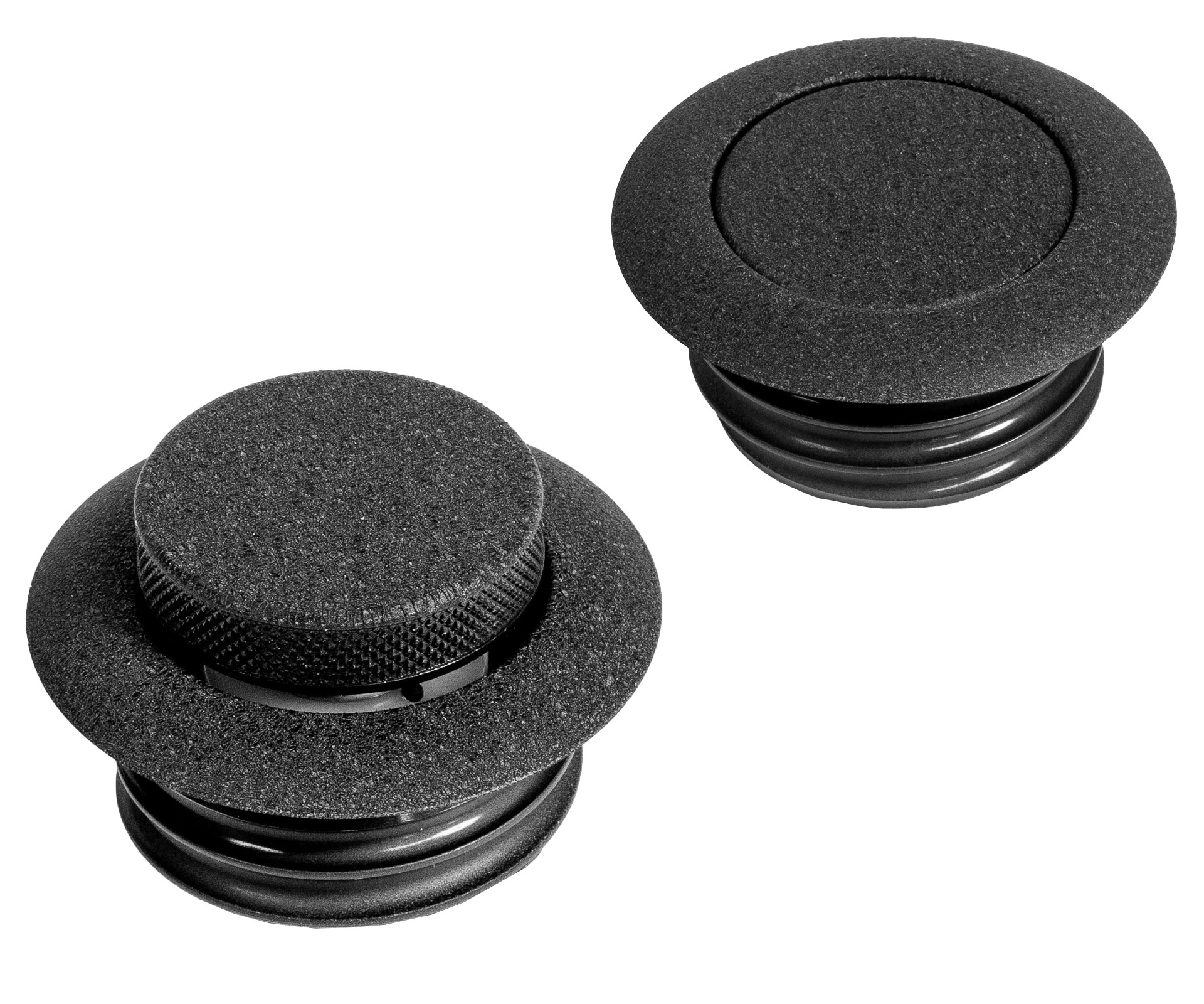 Live to Ride Vented and Non-Vented Gas Cap Set fits Harley-Davidson