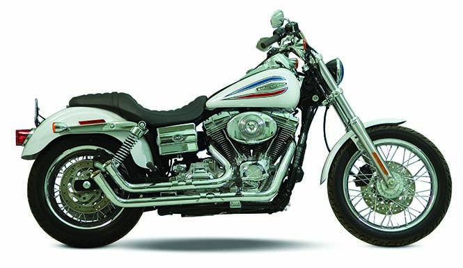 Santee Skirt Blowers Exhaust System chrome for Dyna 06-11 at