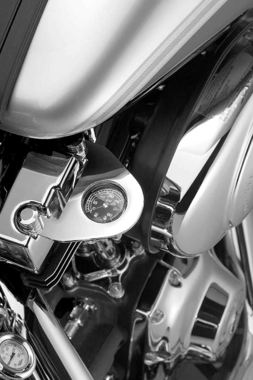 Jerzee Customs Premium Oil Pressure Gauge Kit for Harley Davidson Twin Cam 