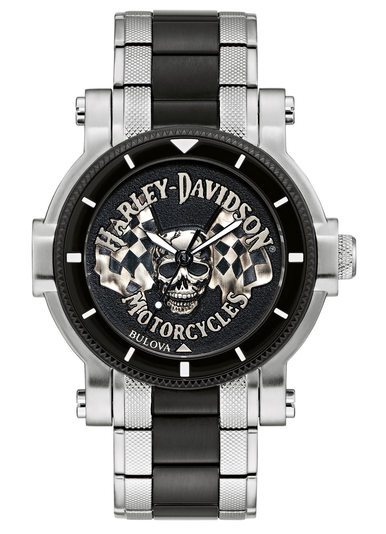 Harley Davidson Watch Skull Flags 78a124 At Thunderbike