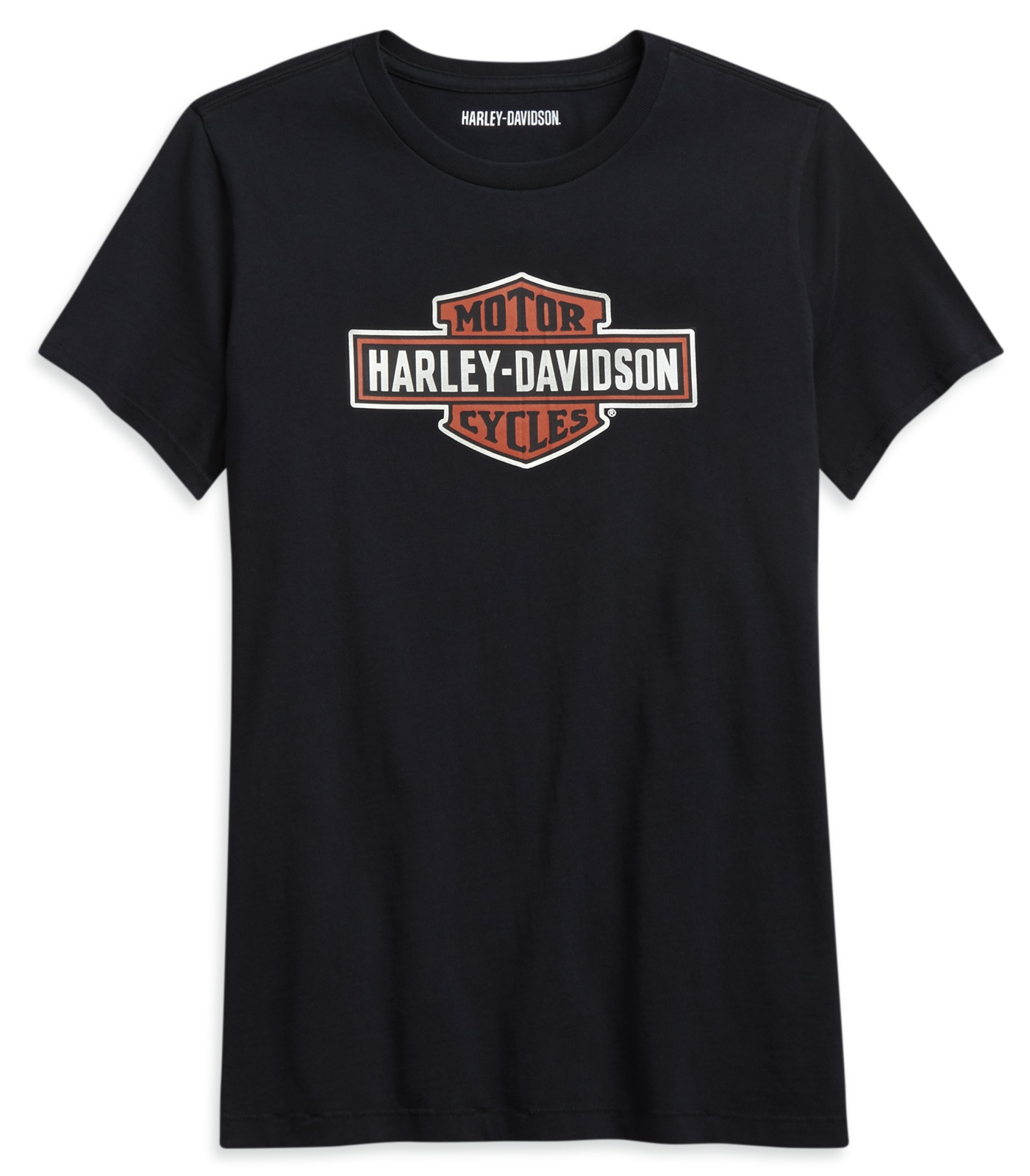96094 21vw Harley Davidson Women S Vintage Bar Shield T Shirt Black At Thunderbike Shop