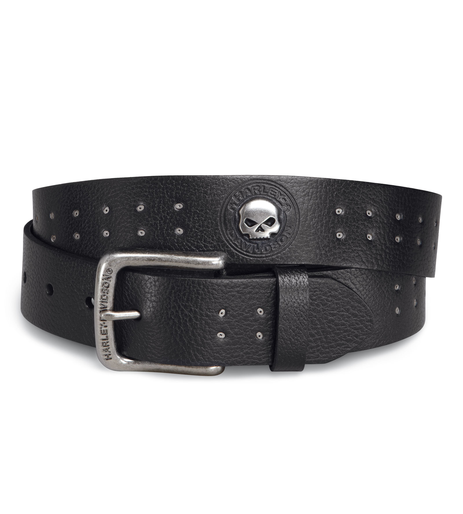 97786 18VM Harley  Davidson  Leather  Belt Skull at 