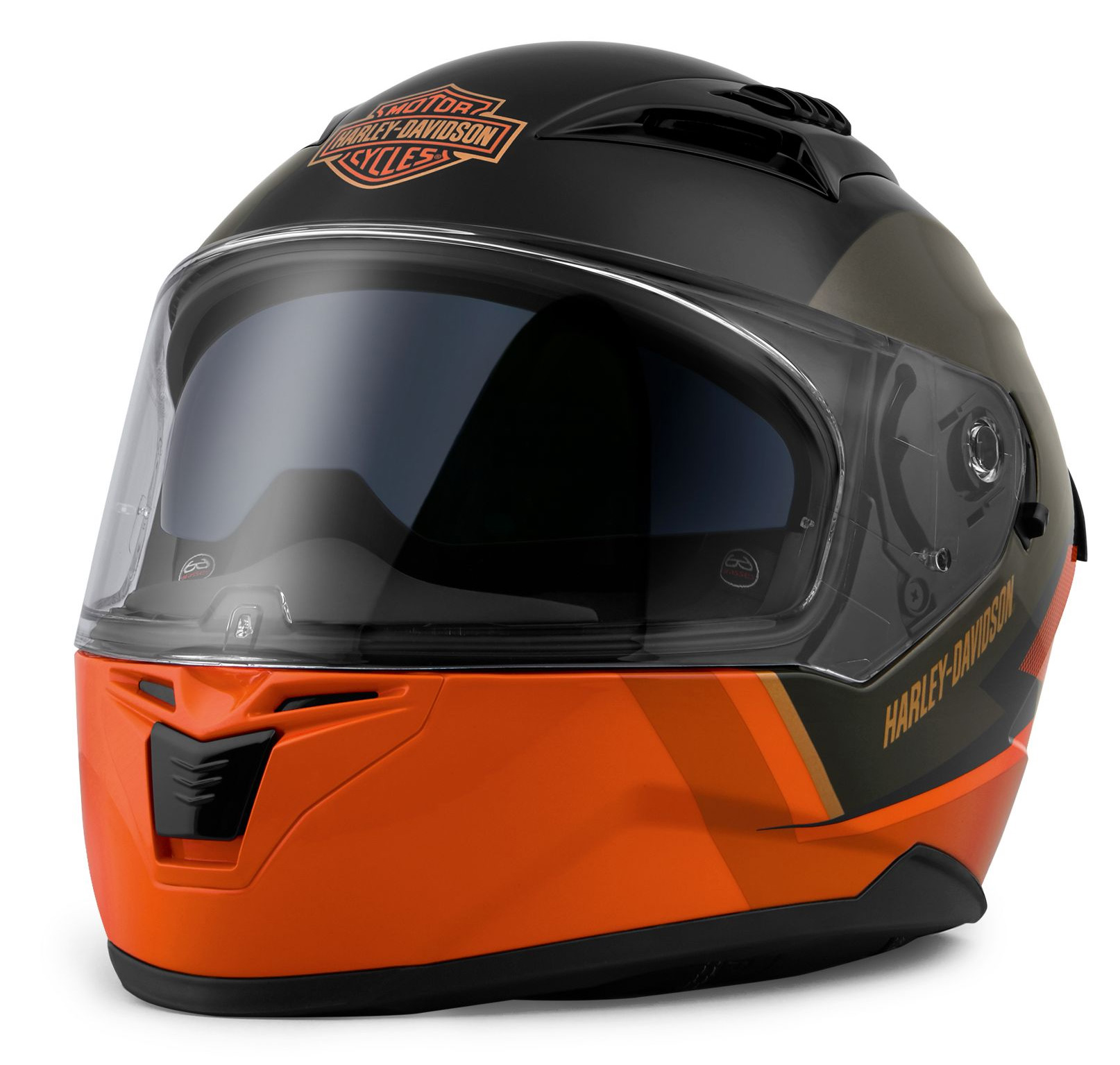 98114 20ex Harley Davidson Full Face Helmet M05 Killian Orange Ece At Thunderbike Shop