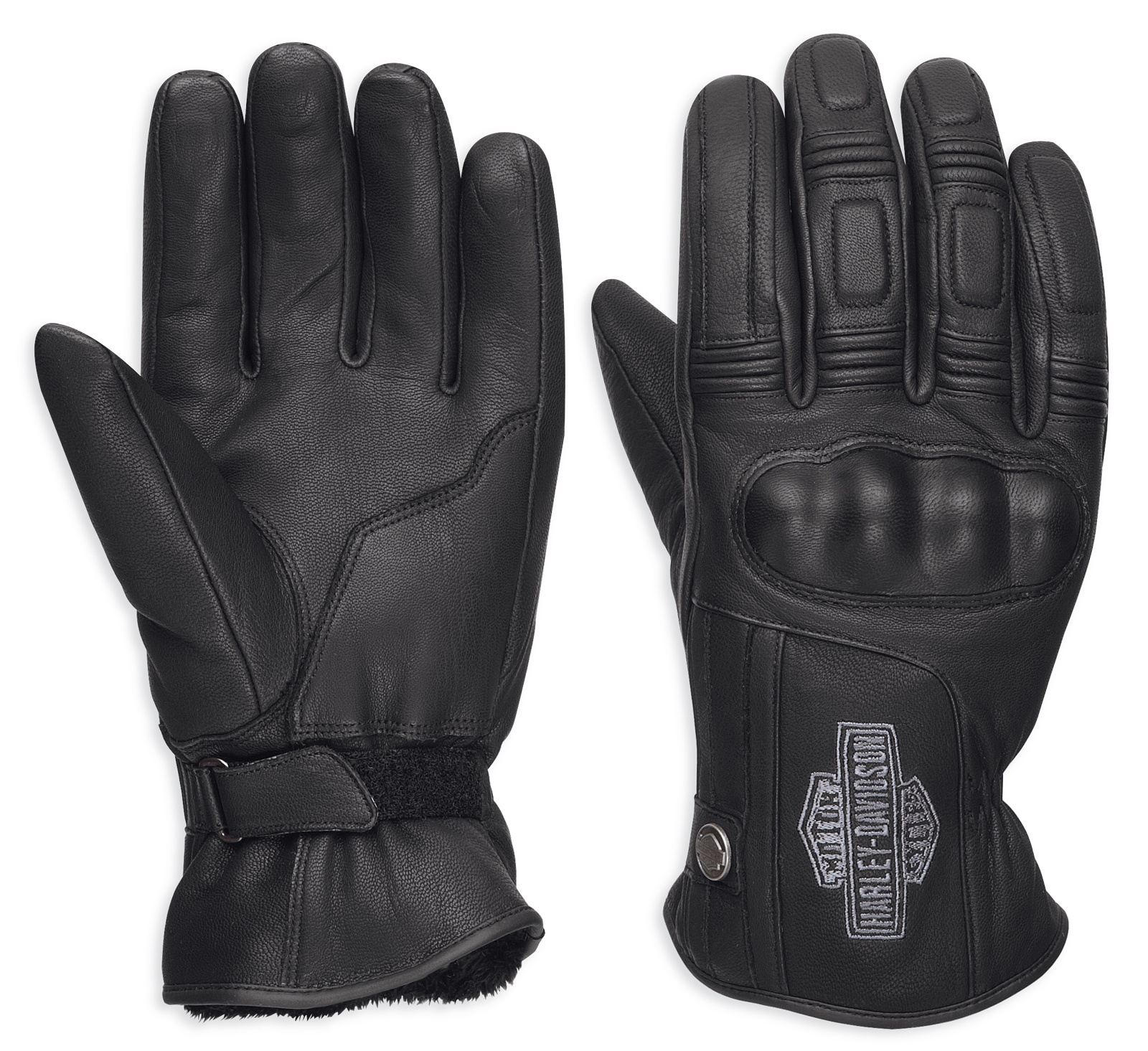 98359 17em Harley Davidson Urban Leather Gloves Ec Black At Thunderbike Shop
