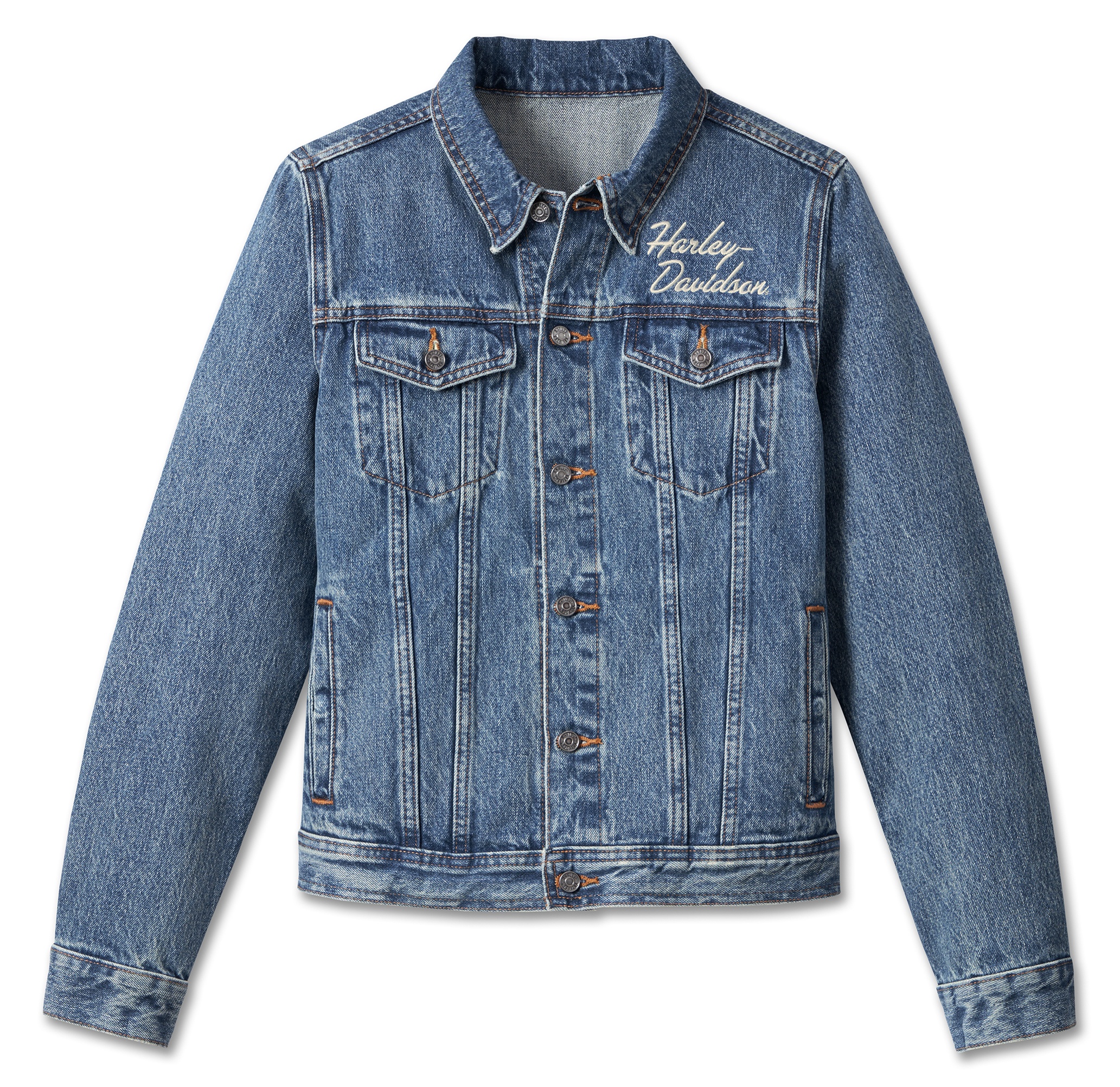 99040-23VW Harley-Davidson women´s Denim Jacket Essential Bar & Shield ...