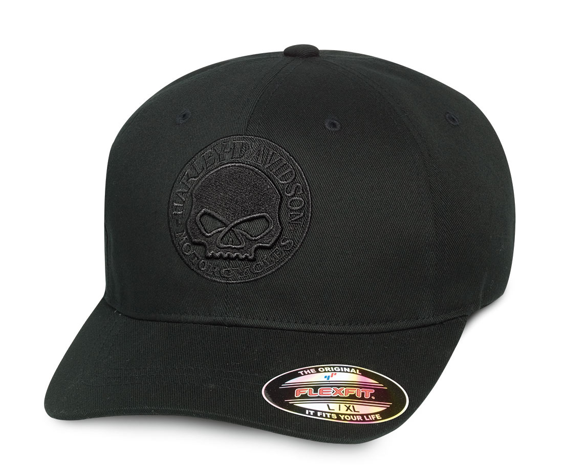 99421-16VM Harley-Davidson Baseball Cap stretch black at Thunderbike Shop