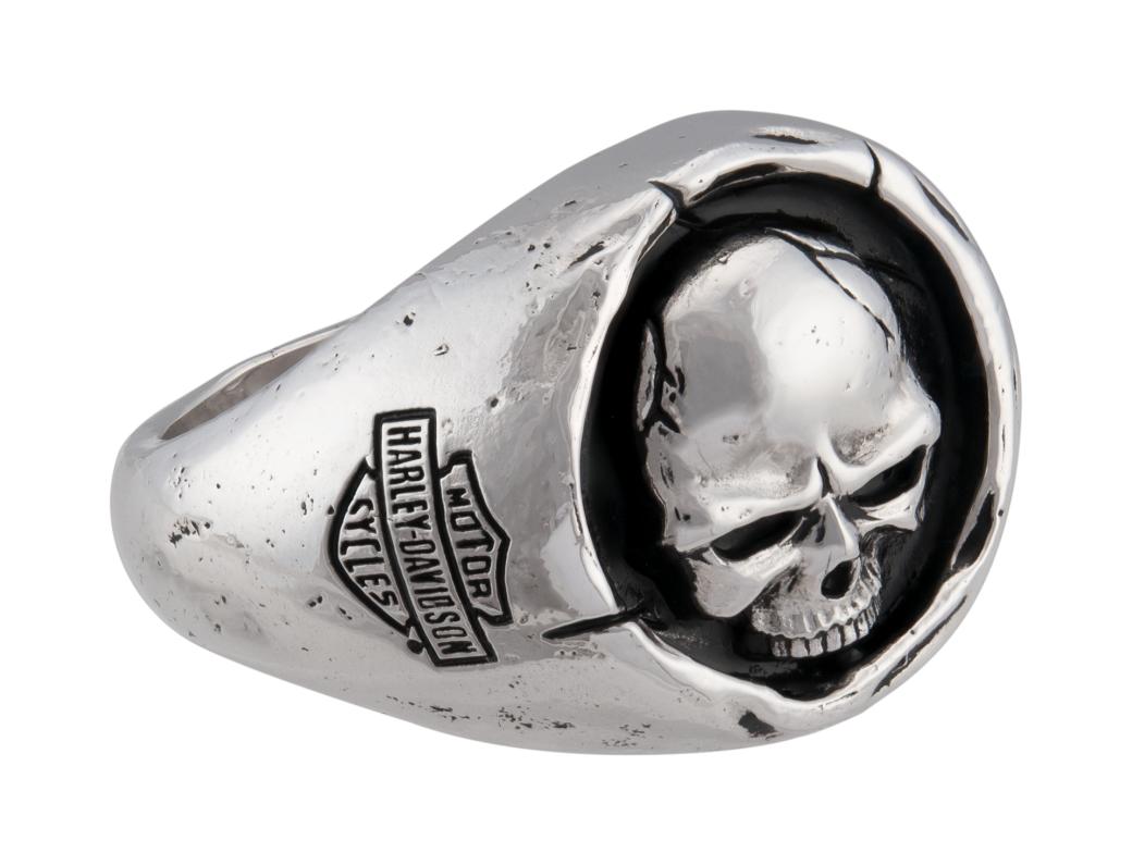 Harley Davidson Ring Men S Skull Wax Seal At Thunderbike Shop