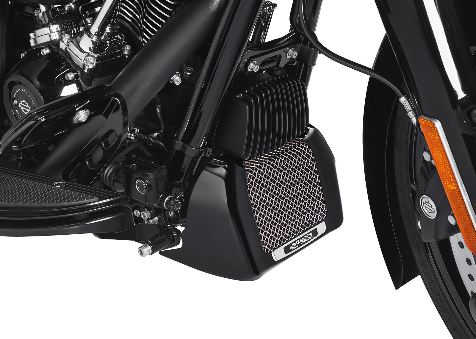 25700634 Oil Cooler Cover Kit Gloss Black At Thunderbike Shop