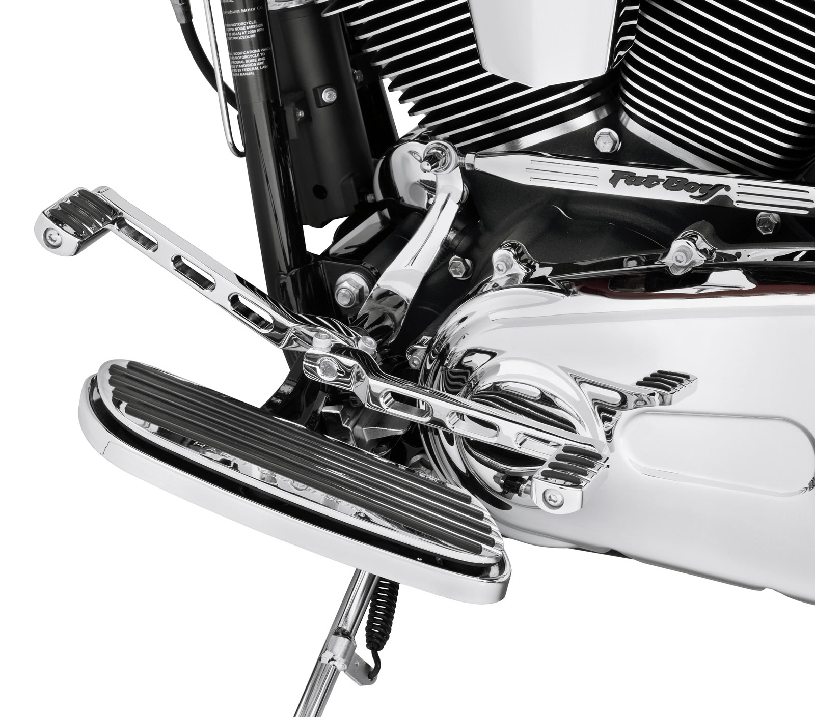33600001 Billet Style Heel Toe Shift Lever Extended Reach Chrome At Thunderbike Shop
