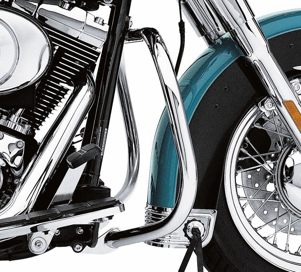 49004 90 Front Engine  Guard  Kit chrome for Softail  FL 86 99