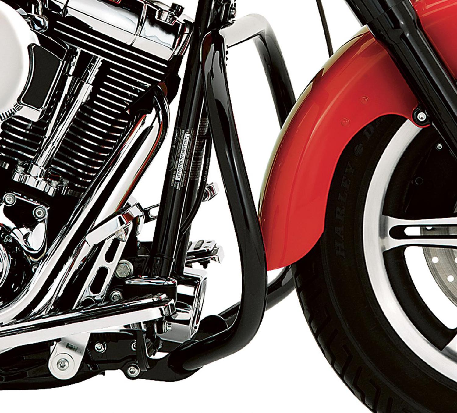 How to install engine guard on softail