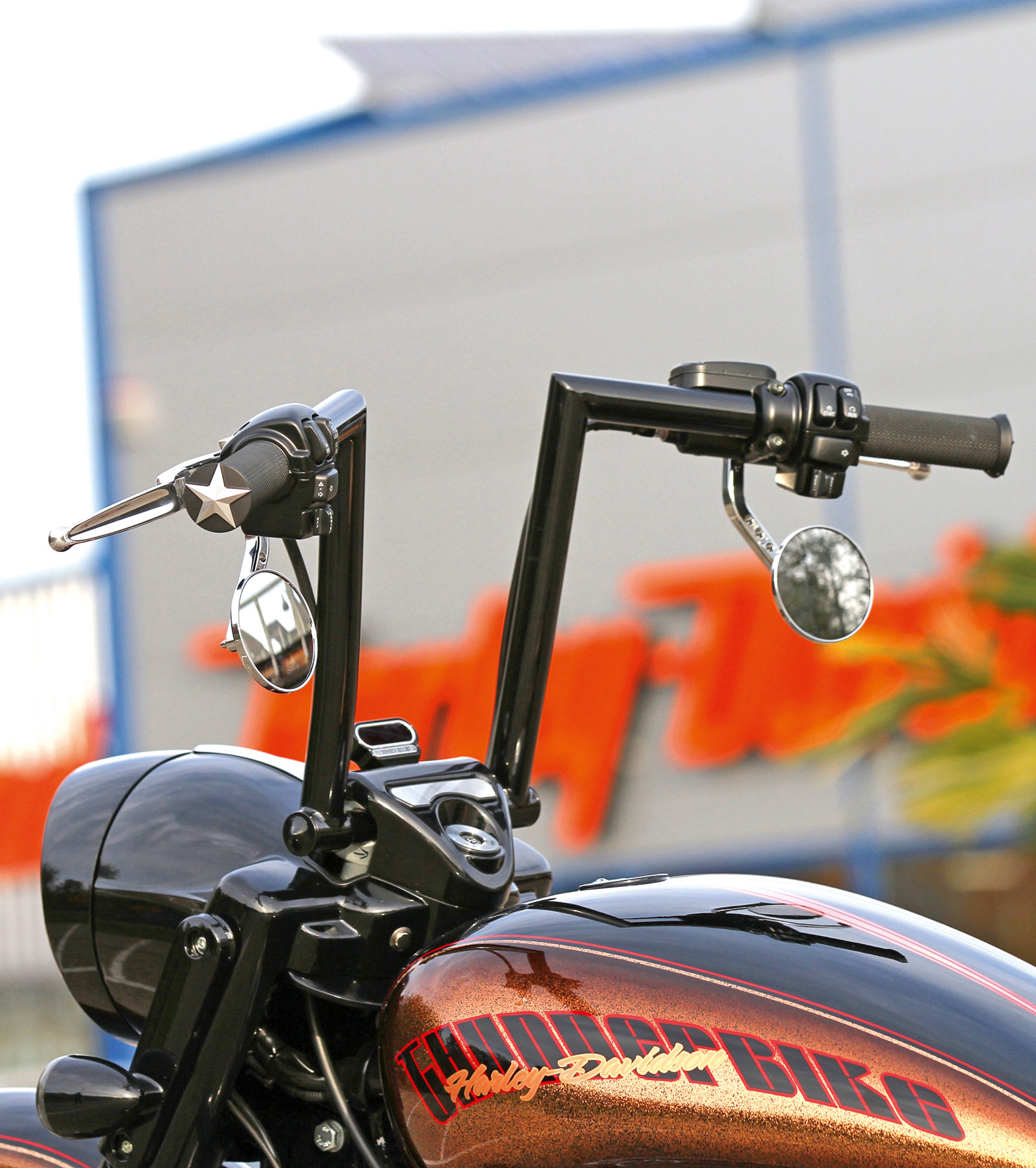 15周年記念イベントが サンダーバイク その他ハーレー Handlebar Flip HD high 38cm Thunder Bike 