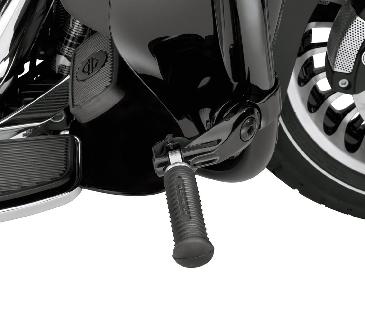 50500168 Adjustable Highway Peg Mounting Kit 2 5 Short Angled Gloss Black At Thunderbike Shop
