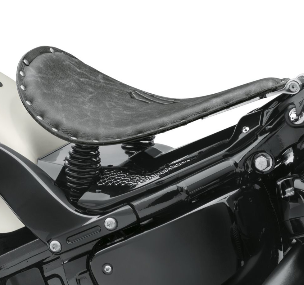 Motorrad Sitzfedern Solo Sitz Sattel  3" Zoll Bronze Schwarz für Harley Indian 