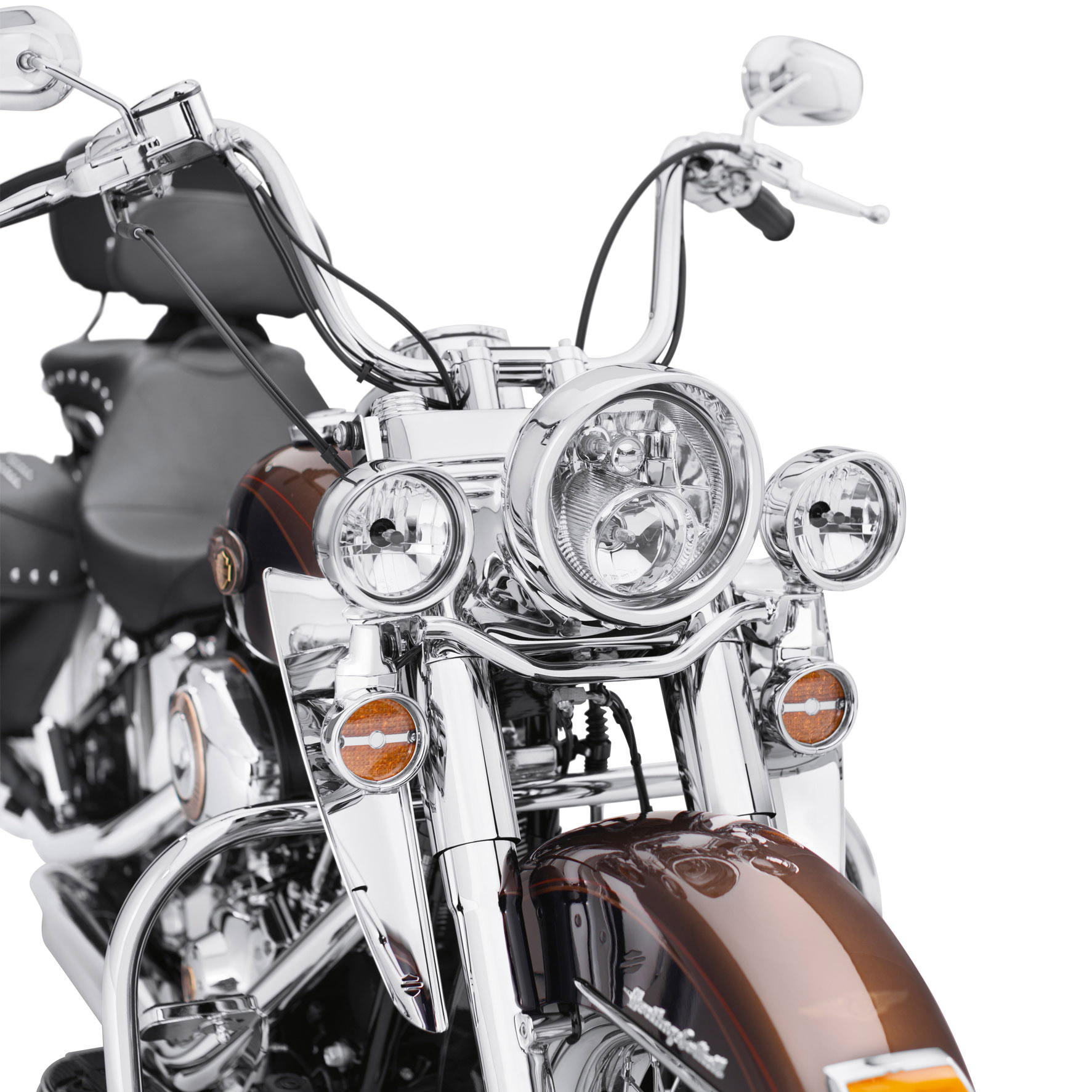 57400143 Fork Mount Wind Deflector For Softail 86 17
