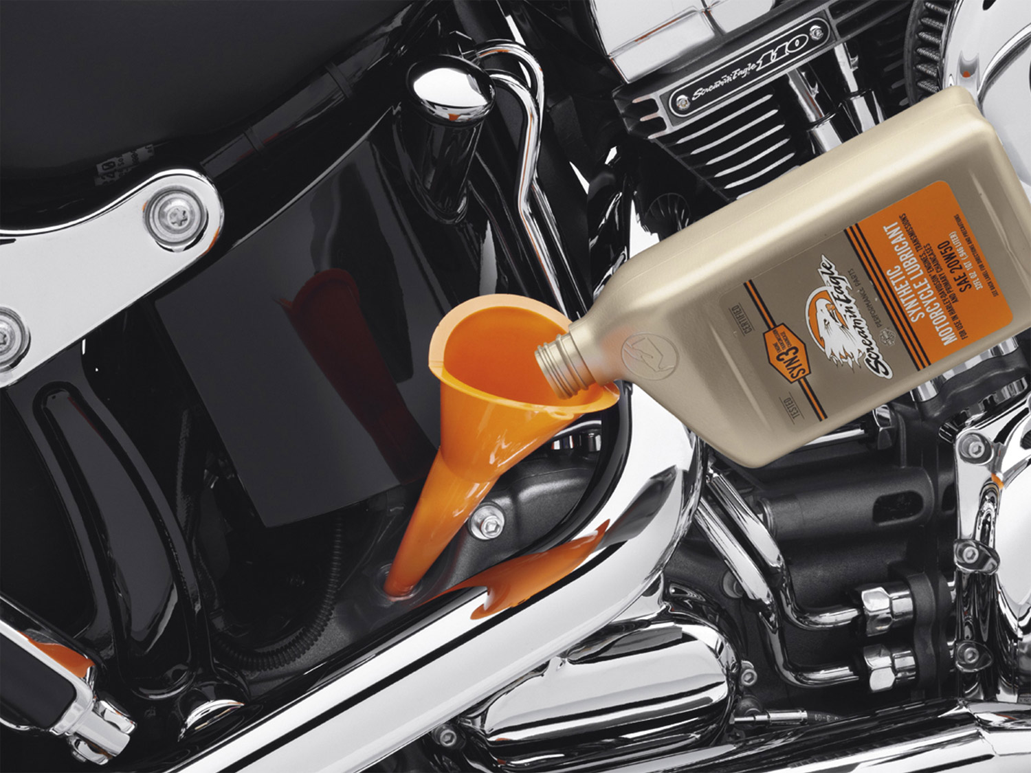 63799 10 Harley Davidson Oil Fill Funnel For Transmission Crankcase