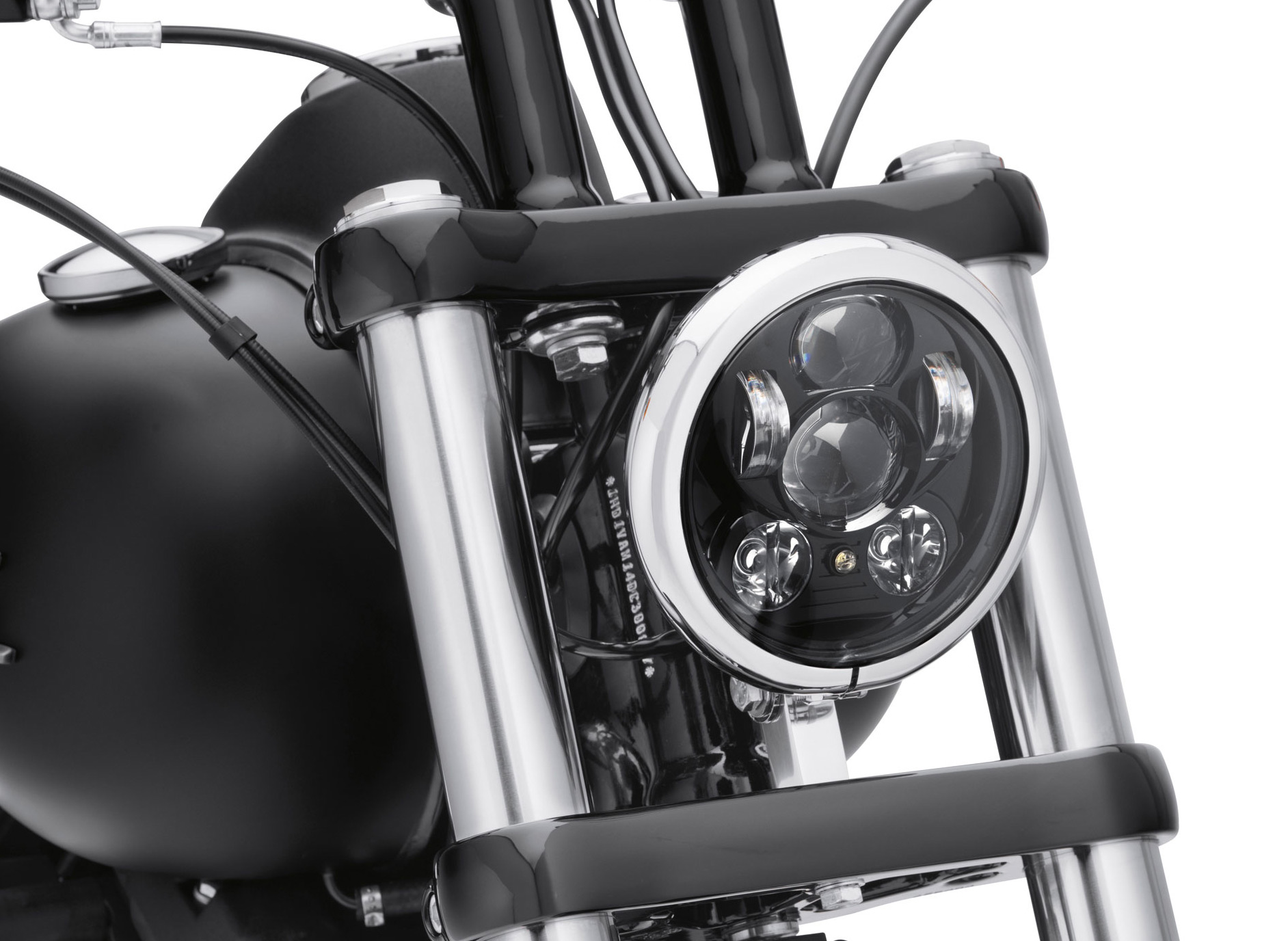 67700145a H D Daymaker Led Headlamp 5 75 Black Thunderbike